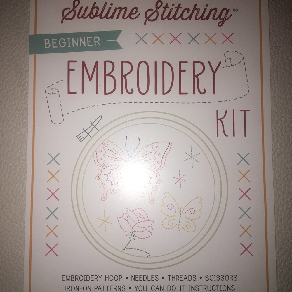 An Easy, Quick and Fun Embroidery Kit